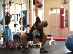 Modified kettlebell Two Hands Anyhow