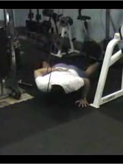 Band-supported one-armed push-ups