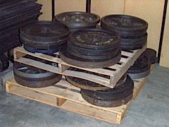 Used plates (from Lifestyle Fitness)