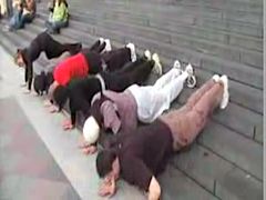 Stair pushups at St Paul's