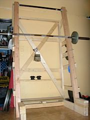 Radman's wooden power rack