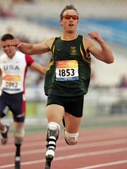 Oscar Pistorius at the Athens 2004 Paralympics