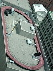 Rooftop running track