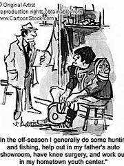 Off Season. Image &copy; Cartoon Stock.