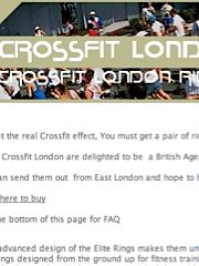 Crossfit London Ring Training